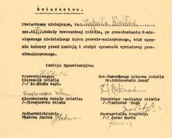 Testimony of Wiesław Stypuła regarding his acquisition of the skills of an anti-malarial intelligence officer; Balachadi, 1944; source: from the collection of Wiesław Stypuła Testimony of Wiesław Stypuła regarding his acquisition of the skills of an anti-malarial intelligence officer; Balachadi, 1944; source: from the collection of Wiesław Stypuła