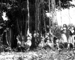 Polish scouts from Valivade in their free time, while resting on an expedition in Chandoli, 1946; source: Poles from India Association Polish scouts from Valivade in their free time, while resting on an expedition in Chandoli, 1946; source: Poles from India Association