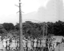Scouts march to gain skills, Chandoli, 1946; source: Poles from India Association Scouts march to gain skills, Chandoli, 1946; source: Poles from India Association