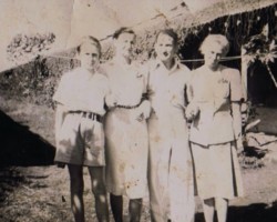 Polish refugees in the settlement in Valivade; source: private collection of Jerzy Szczawiński Polish refugees in the settlement in Valivade; source: private collection of Jerzy Szczawiński