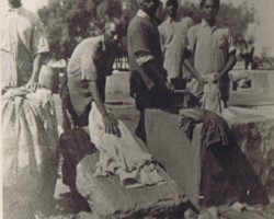 Washers working for Polish refugees in Valivade; source: private collection of Jerzy Szczawiński Washers working for Polish refugees in Valivade; source: private collection of Jerzy Szczawiński