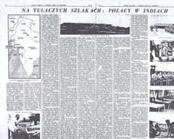 Article on the establishment of a settlement for Polish children evacuated from the Soviet Union near Jamnagar, printed in the magazine "Polska Walczej" published for Poles in exile; source: from the collection of Wiesław Stypuła Article on the establishment of a settlement for Polish children evacuated from the Soviet Union near Jamnagar, printed in the magazine "Polska Walczej" published for Poles in exile; source: from the collection of Wiesław Stypuła