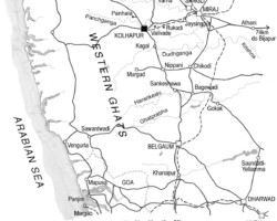 Kolhapur and Valivade region in British India; source: Poles from India Association Kolhapur and Valivade region in British India; source: Poles from India Association