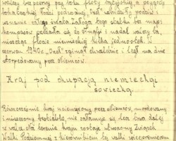 Pages of a handwritten history textbook from a printed original - property of Stanisław Polak who stayed in Balachadi; source: from the collection of Wiesław Stypuła Pages of a handwritten history textbook from a printed original - property of Stanisław Polak who stayed in Balachadi; source: from the collection of Wiesław Stypuła