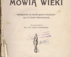 Title page of a Polish language textbook used by students in Valivade, published by the Regulations and Publishing Commission of the Polish Army in the East, Jerusalem, 1943; source: from the collection of Wiesław Stypuła Title page of a Polish language textbook used by students in Valivade, published by the Regulations and Publishing Commission of the Polish Army in the East, Jerusalem, 1943; source: from the collection of Wiesław Stypuła