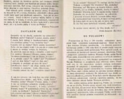 Pages of a Polish language textbook used by students in Valivade, published by the Regulations and Publishing Commission of the Polish Army in the East, Jerusalem, 1943; source: from the collection of Wiesław Stypuła Pages of a Polish language textbook used by students in Valivade, published by the Regulations and Publishing Commission of the Polish Army in the East, Jerusalem, 1943; source: from the collection of Wiesław Stypuła