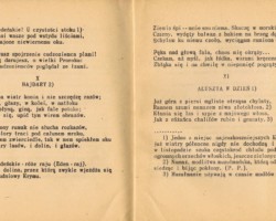 Pages of "Crimean Sonnets" by Adam Mickiewicz - school reading for Polish children in Balachadi; source: from the collection of Wiesław Stypuła Pages of "Crimean Sonnets" by Adam Mickiewicz - school reading for Polish children in Balachadi; source: from the collection of Wiesław Stypuła