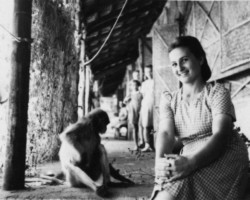 On the veranda of a house in Valivade; source: Poles from India Association On the veranda of a house in Valivade; source: Poles from India Association