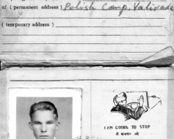 Kolhapur state driving license issued to Stanisław Ucinek - a resident of the Polish refugee settlement in Valivade, Kolhapur, 1946; source: Poles from India Association Kolhapur state driving license issued to Stanisław Ucinek - a resident of the Polish refugee settlement in Valivade, Kolhapur, 1946; source: Poles from India Association