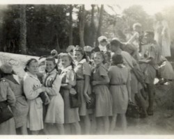Young Polish refugees from the Soviet Union to India, organized into scout teams and troops in camps near Karachi; source: Poles from India Association Young Polish refugees from the Soviet Union to India, organized into scout teams and troops in camps near Karachi; source: Poles from India Association