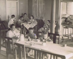 Interior of the Polish Red Cross hospital in Bombay; source: from the collection of Wiesław Stypuła Interior of the Polish Red Cross hospital in Bombay; source: from the collection of Wiesław Stypuła