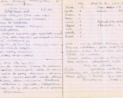 Pages of the book of scout orders and briefings of Andrzej Jan Andrzej Chendyński, Country Club near Karachi; source: from the collection of Wiesław Stypuła Pages of the book of scout orders and briefings of Andrzej Jan Andrzej Chendyński, Country Club near Karachi; source: from the collection of Wiesław Stypuła