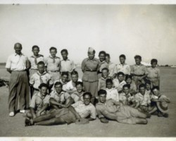 Young Polish refugees from the Soviet Union to India, organized into scout teams and troops in camps near Karachi; source: Poles from India Association Young Polish refugees from the Soviet Union to India, organized into scout teams and troops in camps near Karachi; source: Poles from India Association