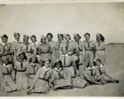 Young Polish refugees from the Soviet Union to India, organized into scout teams and troops in camps near Karachi; source: Poles from India Association Young Polish refugees from the Soviet Union to India, organized into scout teams and troops in camps near Karachi; source: Poles from India Association