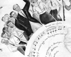 A card made by one of the Polish students, prepared to say goodbye to the dentist Dr. Maksymilian Rosenthal, who came to the spa patients in Panchgani from Valivade, 1946; source: Poles' Circle from Niechciały A card made by one of the Polish students, prepared to say goodbye to the dentist Dr. Maksymilian Rosenthal, who came to the spa patients in Panchgani from Valivade, 1946; source: Poles' Circle from Niechciały