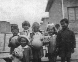 Polish children in the Country Club camp; source: Poles from India Association Polish children in the Country Club camp; source: Poles from India Association