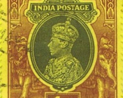 Postage stamp from India, 1940s; source: from the collection of Wiesław Stypuła Postage stamp from India, 1940s; source: from the collection of Wiesław Stypuła